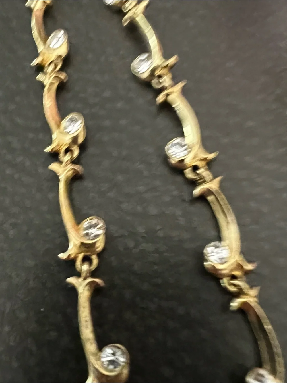 Avon Gold-Tone Accent with Faux Citrine Detail